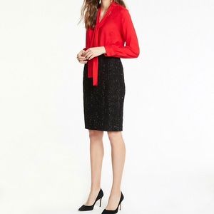 NWT Ann Taylor SHIMMER TWEED PENCIL SKIRT